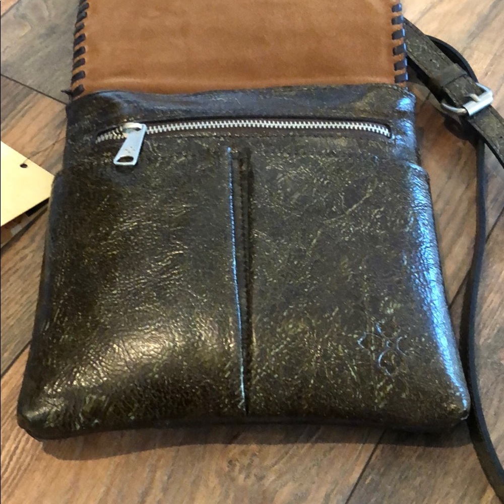 (SOLD) Patricia Nash Turquoise tooled crossbody - Picture 3 of 7